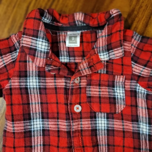 Baby Boy Winter Plaid Flannel Bundle - Picture 7 of 7